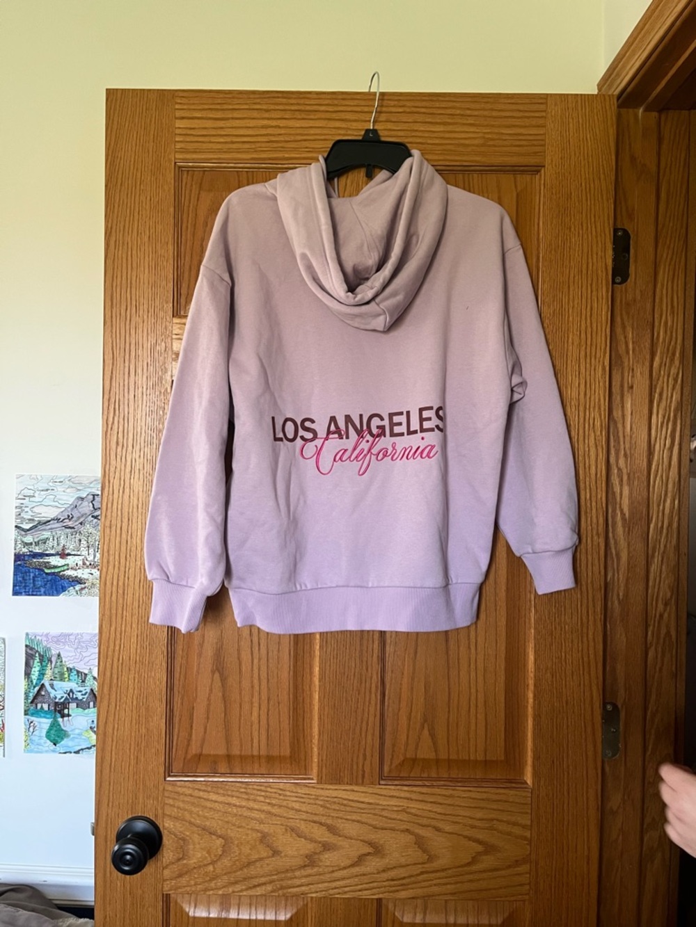 JoyLab Lavender Pullover Hoodie with Kangaroo Pocket - Picture 2 of 7